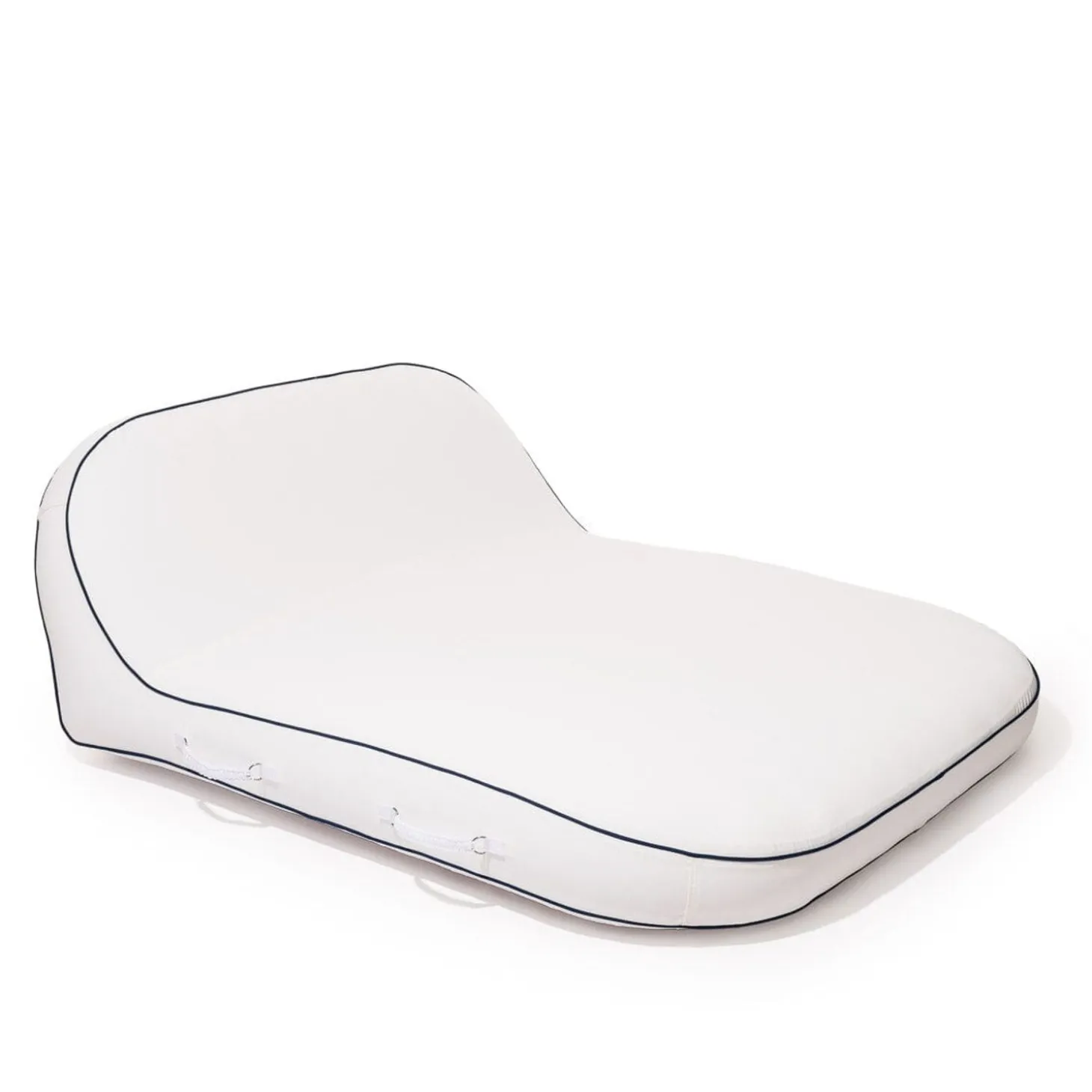 The Xl Pool Lounger - Rivie White