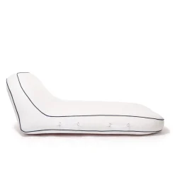 The Xl Pool Lounger - Rivie White