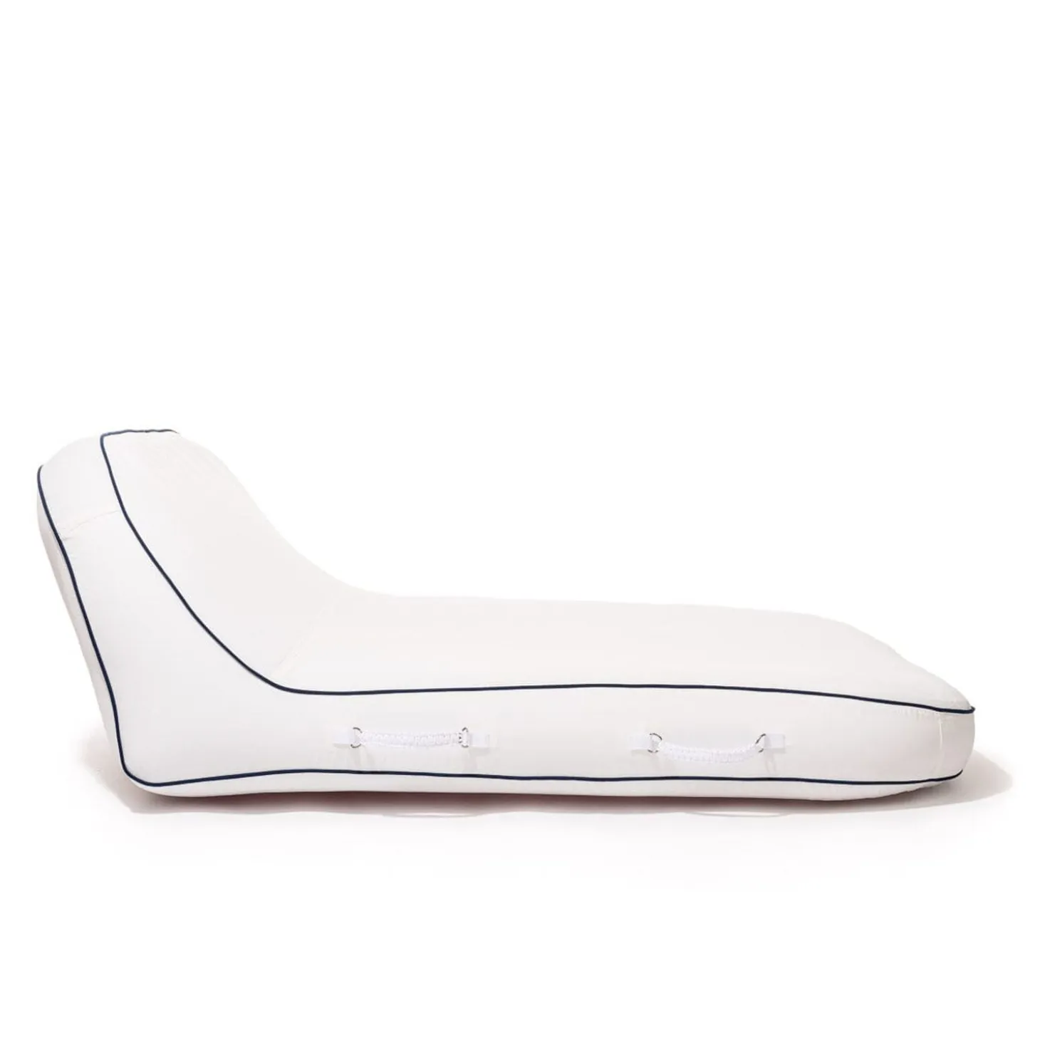The Xl Pool Lounger - Rivie White